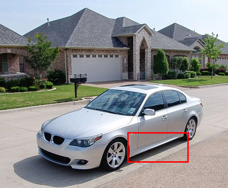 BMW E60側裙