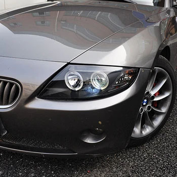 BMW Z4 E85 大燈 黑色 魚眼 HID 大燈